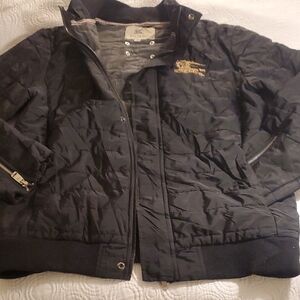 Stylish Black Quilted Jacket